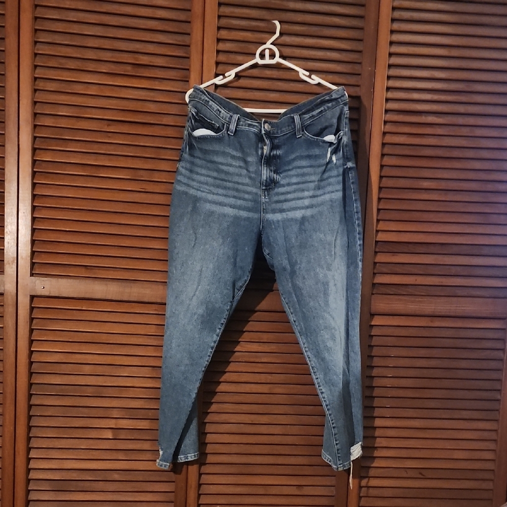 SO Women's Skinny Jeans in Denim Blue
